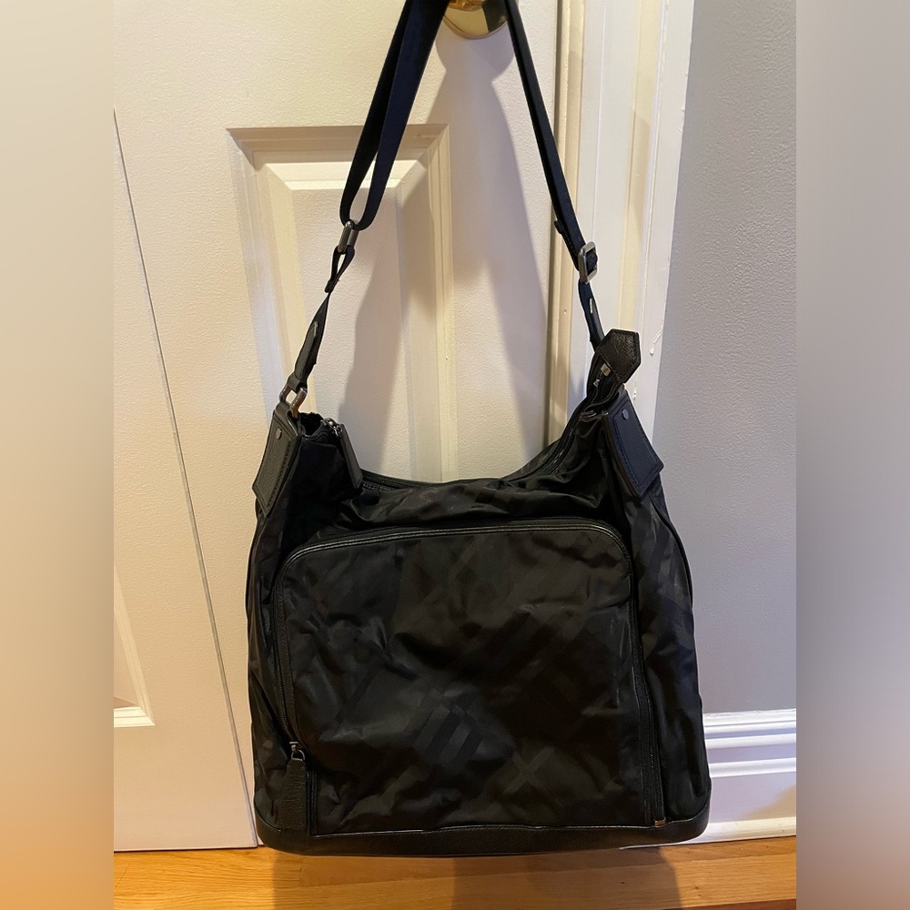 Large Burberry Black Bag